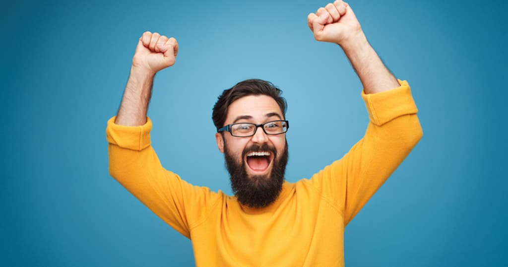 Excited employee 3